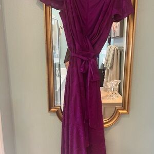 DKNY Purple Wrap Dress